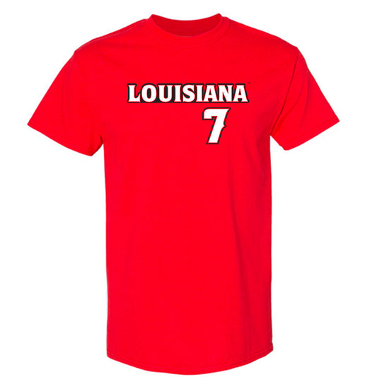 Louisiana - NCAA Baseball : Griffin Hebert - Replica Shersey T-Shirt-0