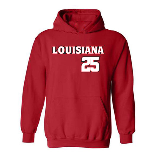 Louisiana - NCAA Baseball : Jayce LaCava - Replica Shersey Hooded Sweatshirt-0
