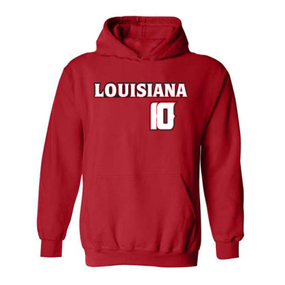 Louisiana - NCAA Baseball : Rigoberto Hernandez - Replica Shersey Hooded Sweatshirt-0