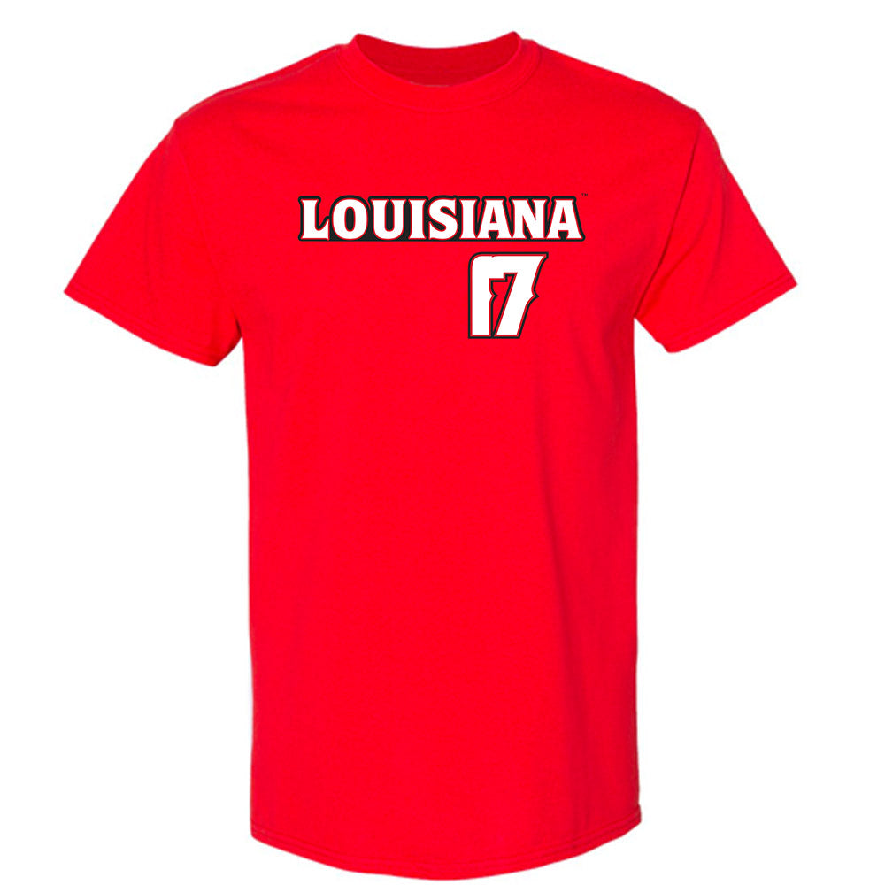 Louisiana - NCAA Baseball : Sawyer Pruitt - Replica Shersey T-Shirt-0