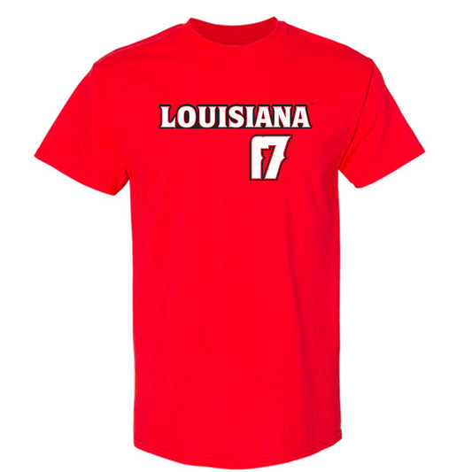 Louisiana - NCAA Baseball : Sawyer Pruitt - Replica Shersey T-Shirt-0