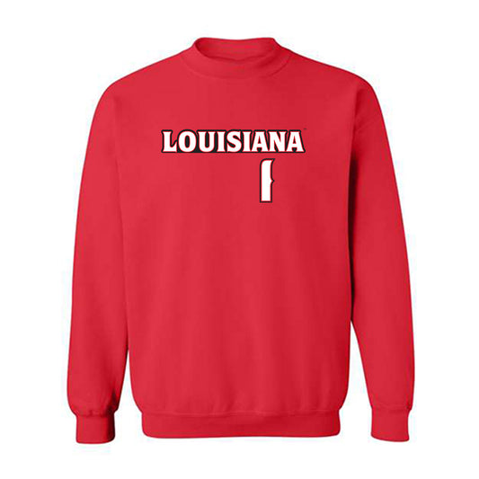 Louisiana - NCAA Baseball : Maddox Mandino - Replica Shersey Crewneck Sweatshirt-0