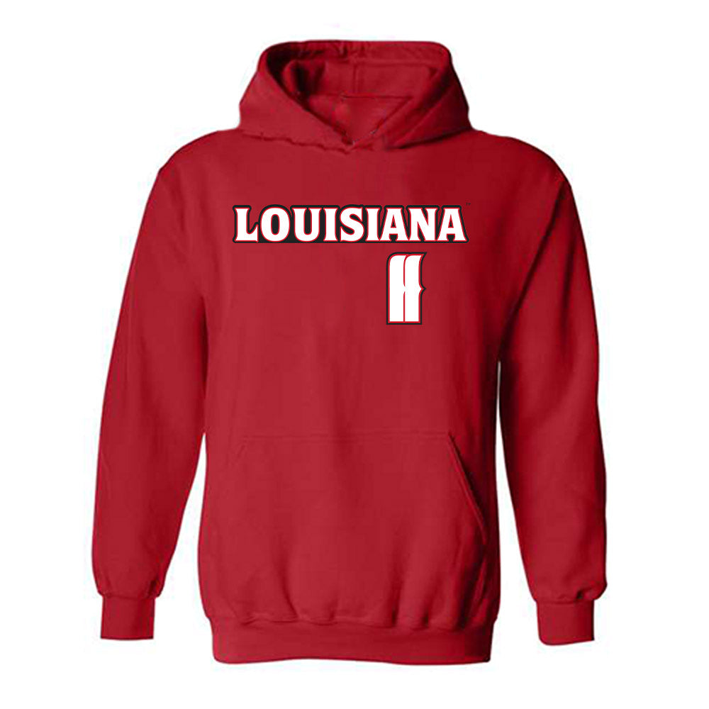 Louisiana - NCAA Baseball : Ty Roman - Replica Shersey Hooded Sweatshirt-0