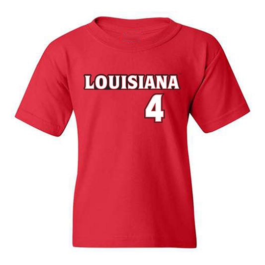 Louisiana - NCAA Baseball : Steven Spalitta - Replica Shersey Youth T-Shirt-0