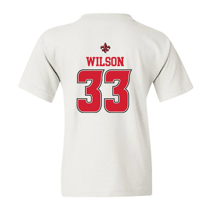 Louisiana - NCAA Baseball : Bryce Wilson - Sports Shersey Youth T-Shirt-1