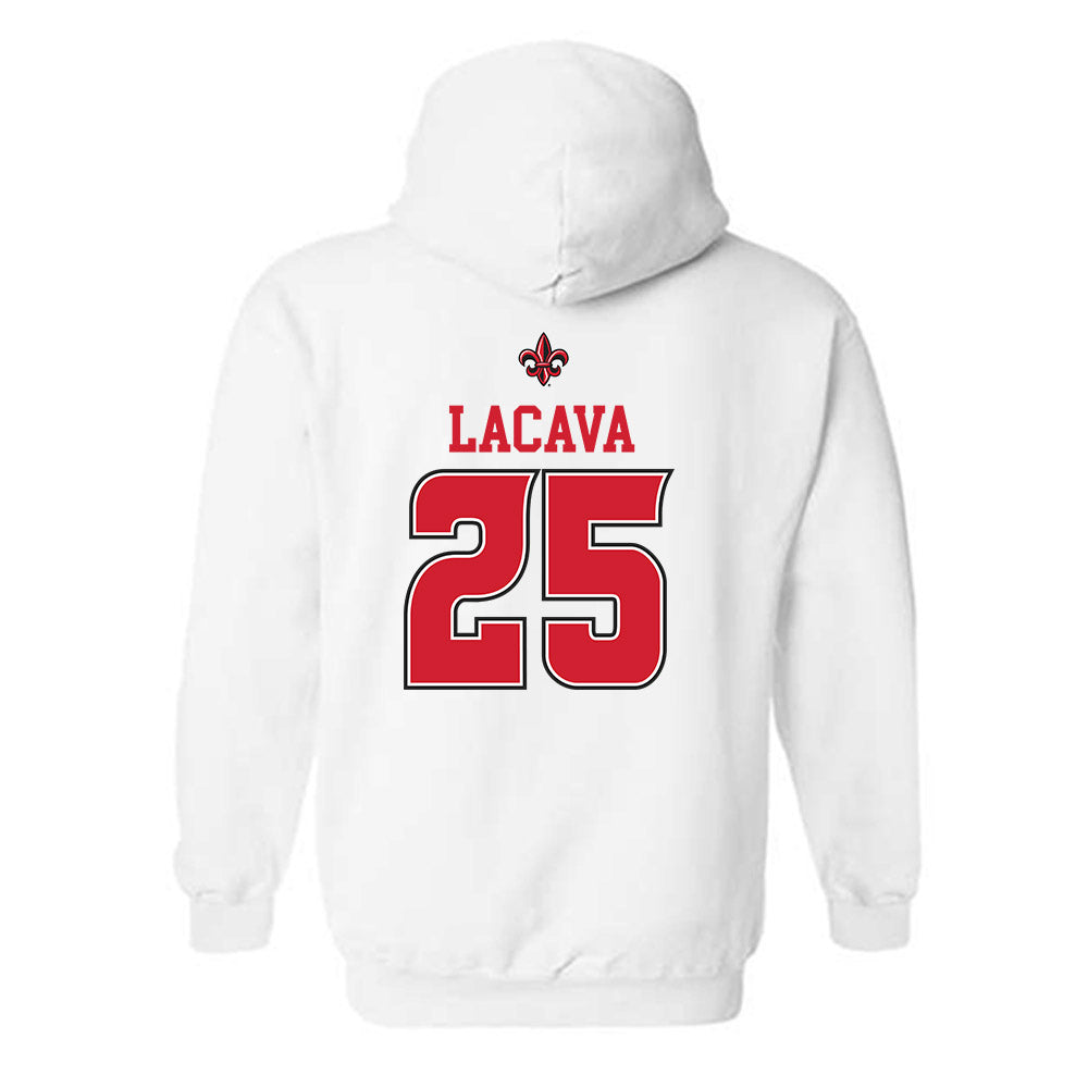 Louisiana - NCAA Baseball : Jayce LaCava - Sports Shersey Hooded Sweatshirt-1
