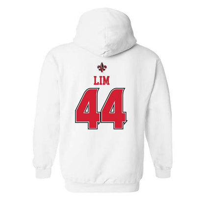 Louisiana - NCAA Baseball : Josh Lim - Sports Shersey Hooded Sweatshirt-1