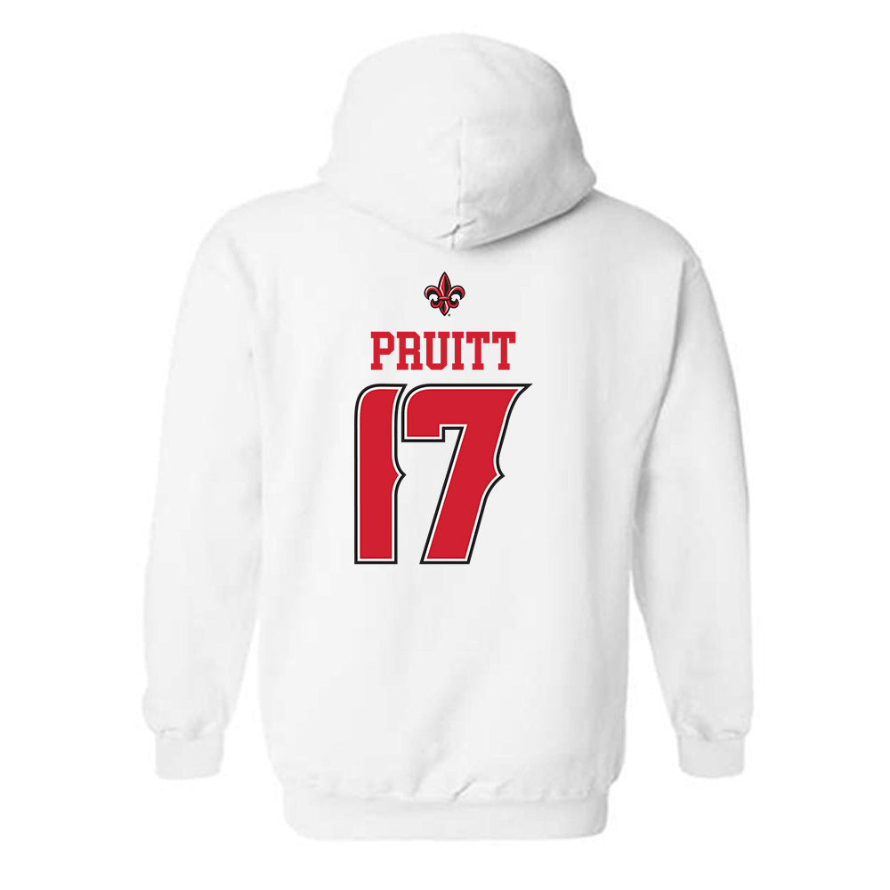 Louisiana - NCAA Baseball : Sawyer Pruitt - Sports Shersey Hooded Sweatshirt-1