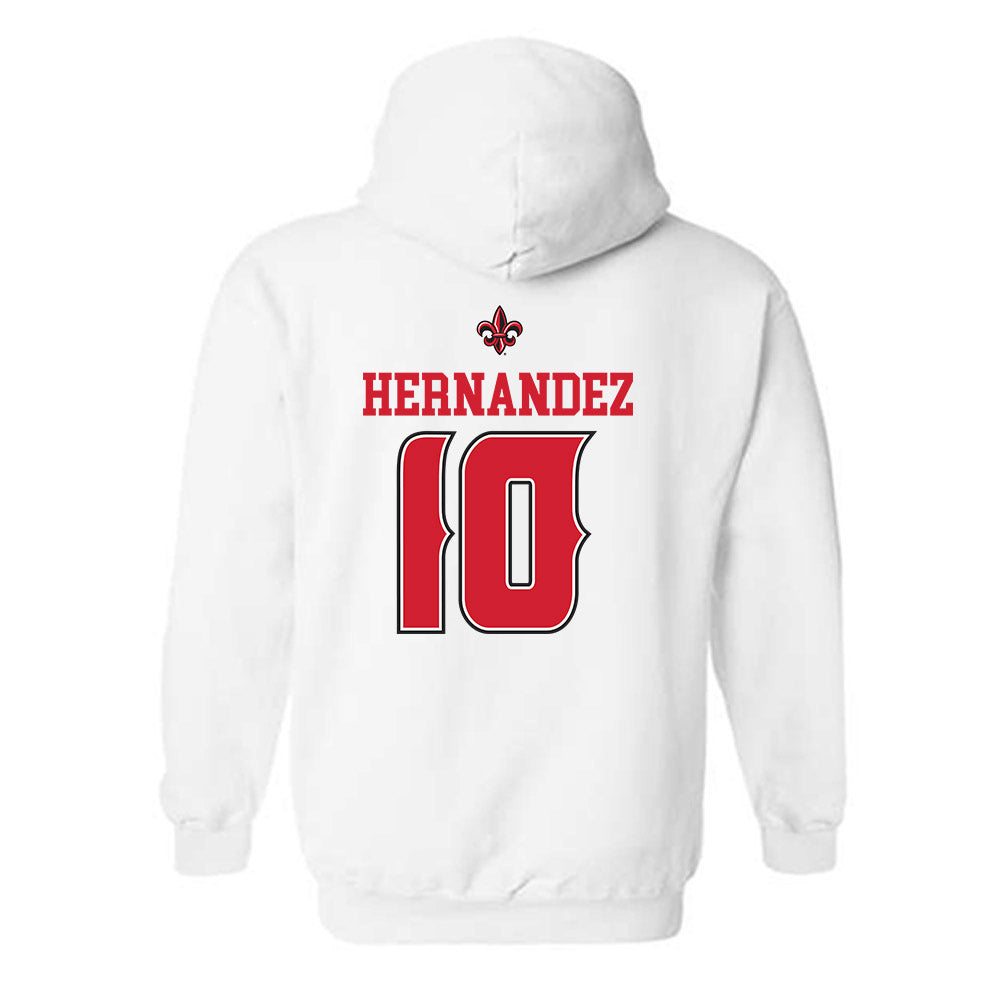 Louisiana - NCAA Baseball : Rigoberto Hernandez - Sports Shersey Hooded Sweatshirt-1