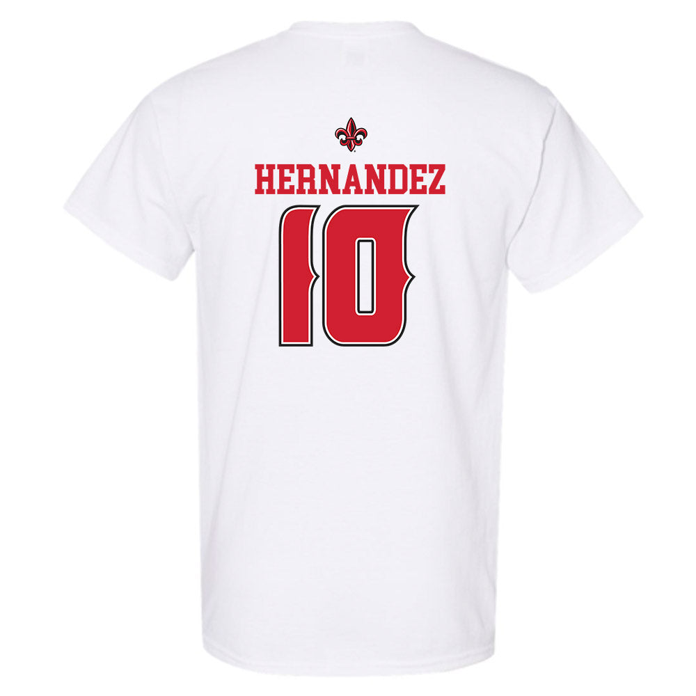 Louisiana - NCAA Baseball : Rigoberto Hernandez - Sports Shersey T-Shirt-1