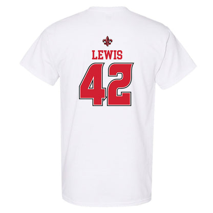 Louisiana - NCAA Baseball : Noah Lewis - Sports Shersey T-Shirt-1