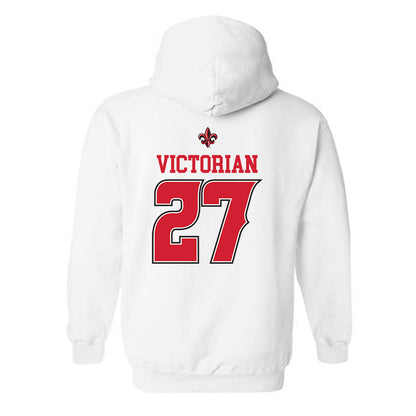 Louisiana - NCAA Baseball : Landon Victorian - Sports Shersey Hooded Sweatshirt-1