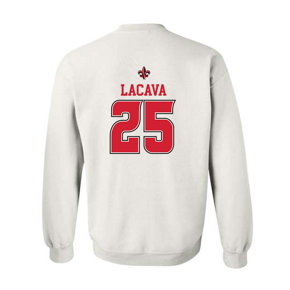 Louisiana - NCAA Baseball : Jayce LaCava - Sports Shersey Crewneck Sweatshirt-1