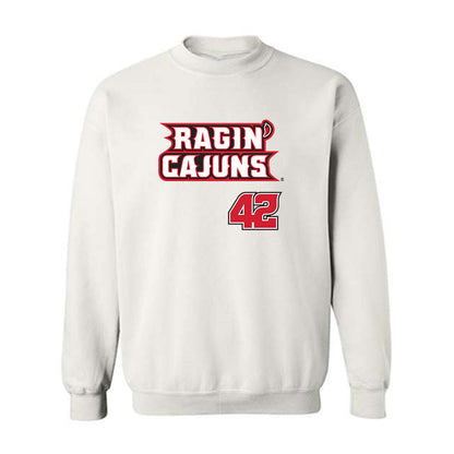 Louisiana - NCAA Baseball : Noah Lewis - Sports Shersey Crewneck Sweatshirt-0