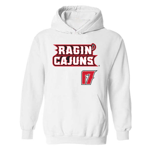 Louisiana - NCAA Baseball : Sawyer Pruitt - Sports Shersey Hooded Sweatshirt-0