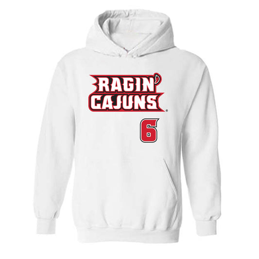 Louisiana - NCAA Baseball : Mark Collins - Sports Shersey Hooded Sweatshirt-0