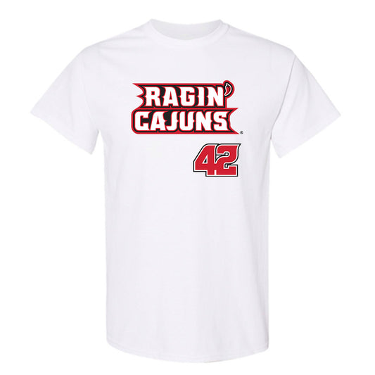 Louisiana - NCAA Baseball : Noah Lewis - Sports Shersey T-Shirt-0