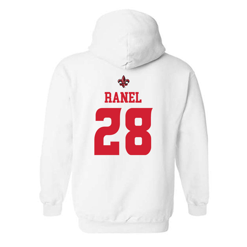 Louisiana - NCAA Football : Steven Ranel - Sports Shersey Hooded Sweatshirt-1