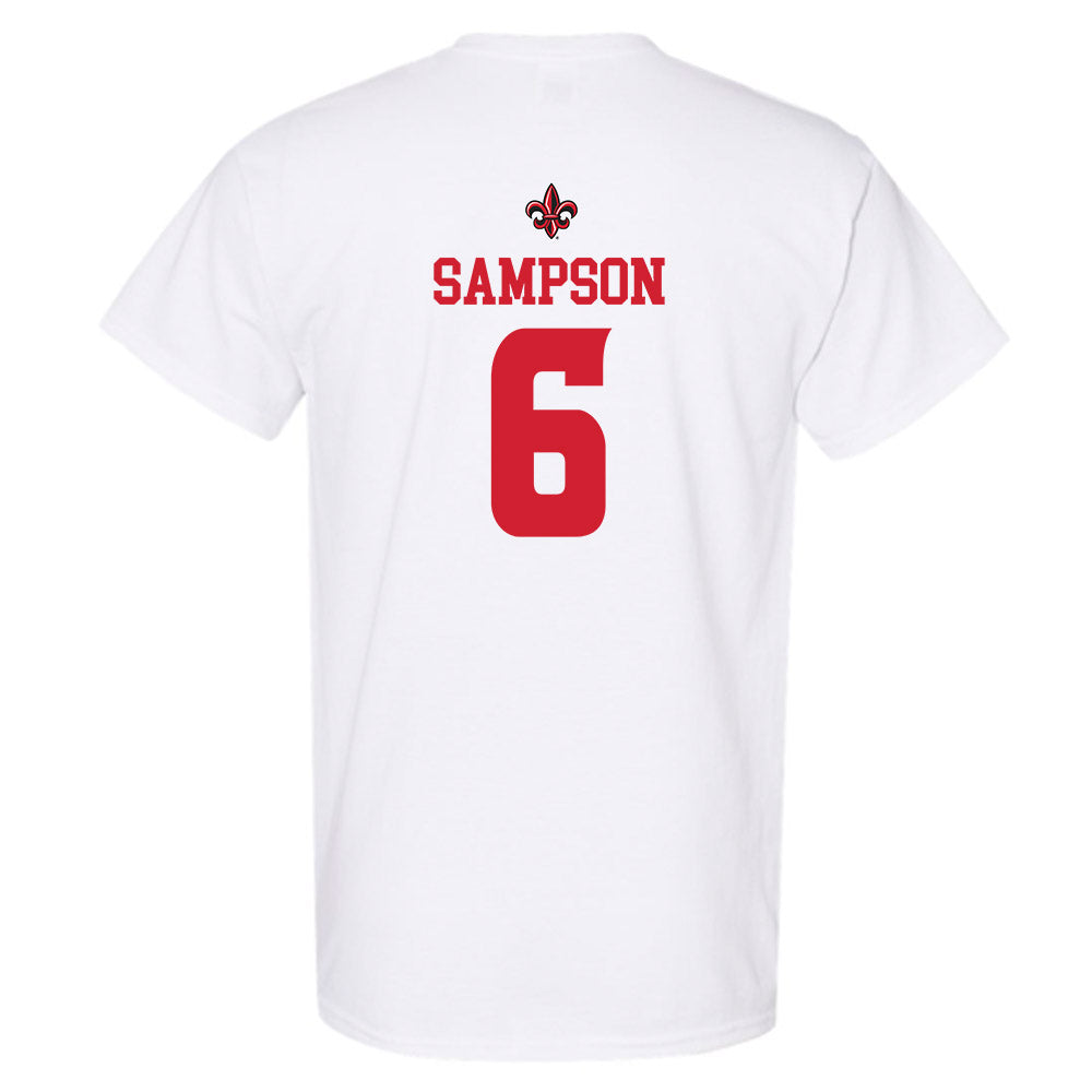 Louisiana - NCAA Football : Shelton Sampson - Sports Shersey T-Shirt-1