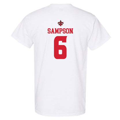 Louisiana - NCAA Football : Shelton Sampson - Sports Shersey T-Shirt-1