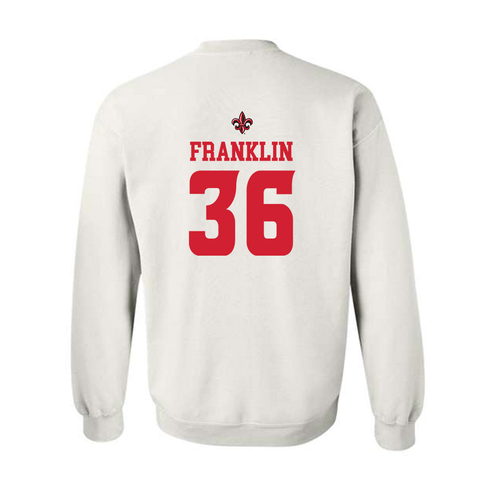 Louisiana - NCAA Football : Devin Franklin - Sports Shersey Crewneck Sweatshirt-1