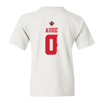 Louisiana - NCAA Football : Priest Ashe - Sports Shersey Youth T-Shirt-1