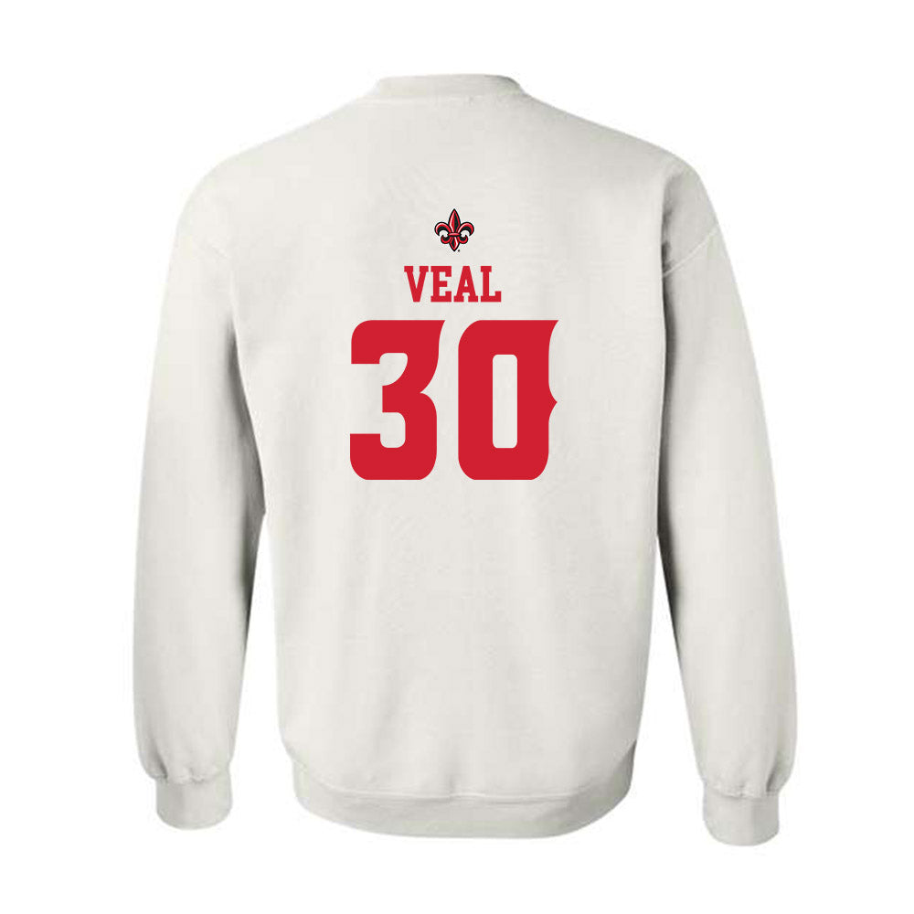 Louisiana - NCAA Football : Ethan Veal - Sports Shersey Crewneck Sweatshirt-1