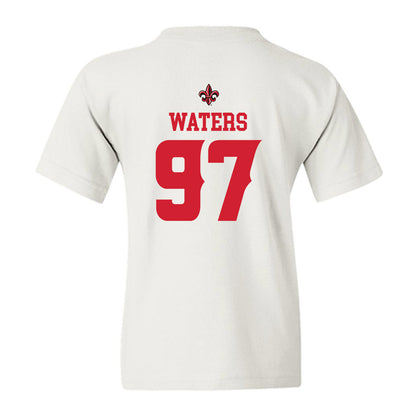 Louisiana - NCAA Football : Xavier Waters - Sports Shersey Youth T-Shirt-1