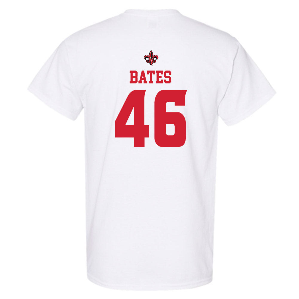Louisiana - NCAA Football : Lake Bates - Sports Shersey T-Shirt-1