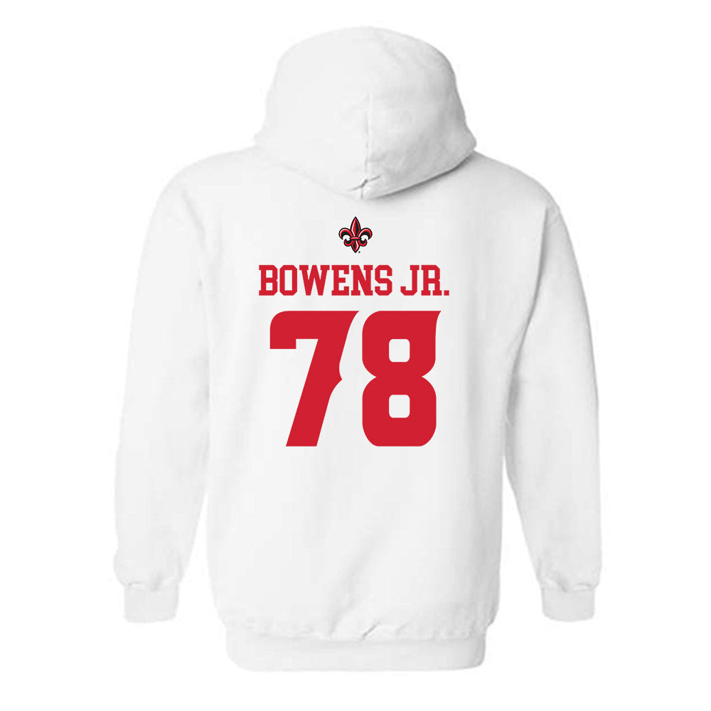 Louisiana - NCAA Football : Michael Bowens Jr. - Sports Shersey Hooded Sweatshirt-1