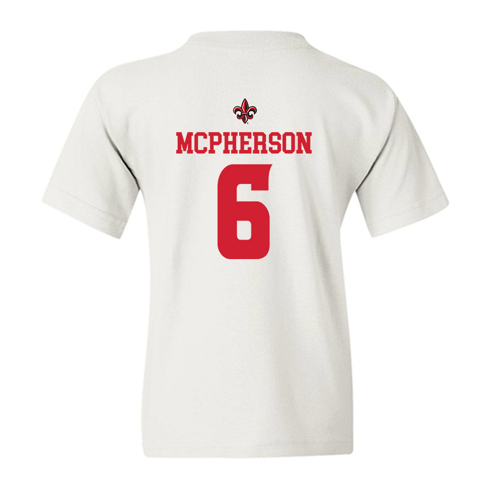 Louisiana - NCAA Football : conor Mcpherson - Sports Shersey Youth T-Shirt-1