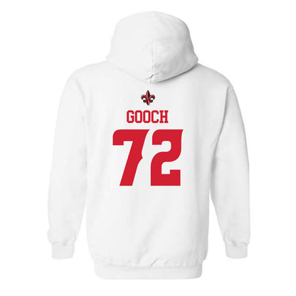Louisiana - NCAA Football : J'Marion Gooch - Sports Shersey Hooded Sweatshirt-1