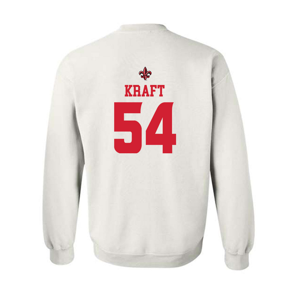 Louisiana - NCAA Football : Carson Kraft - Sports Shersey Crewneck Sweatshirt-1
