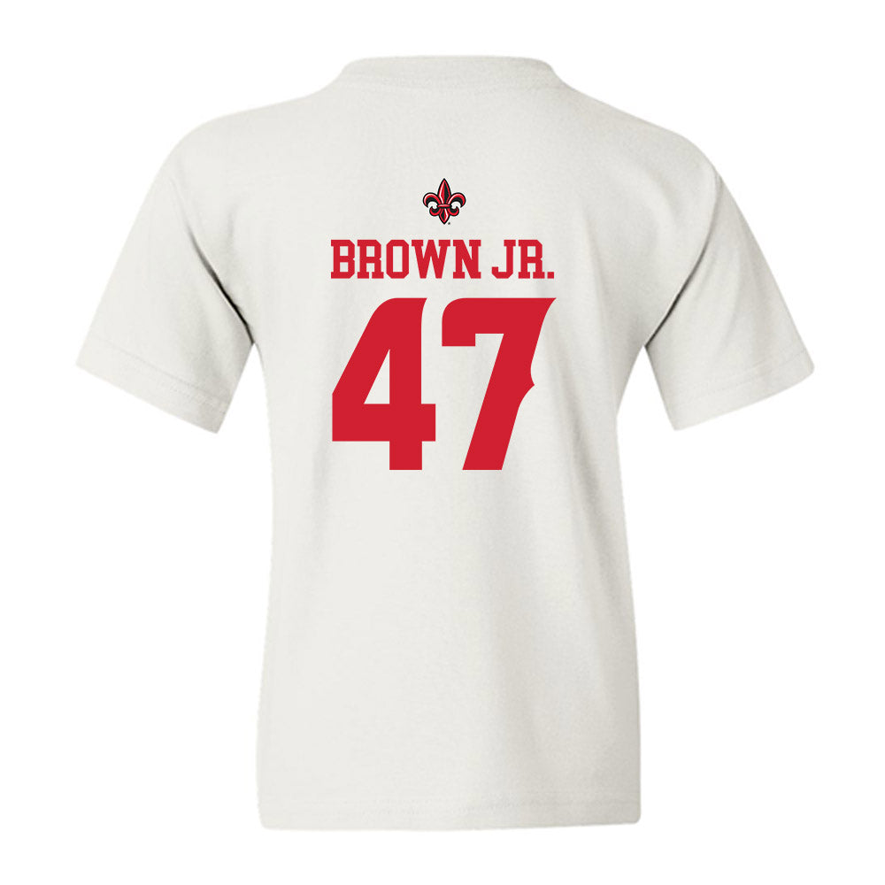 Louisiana - NCAA Football : Maurice Brown Jr. - Sports Shersey Youth T-Shirt-1
