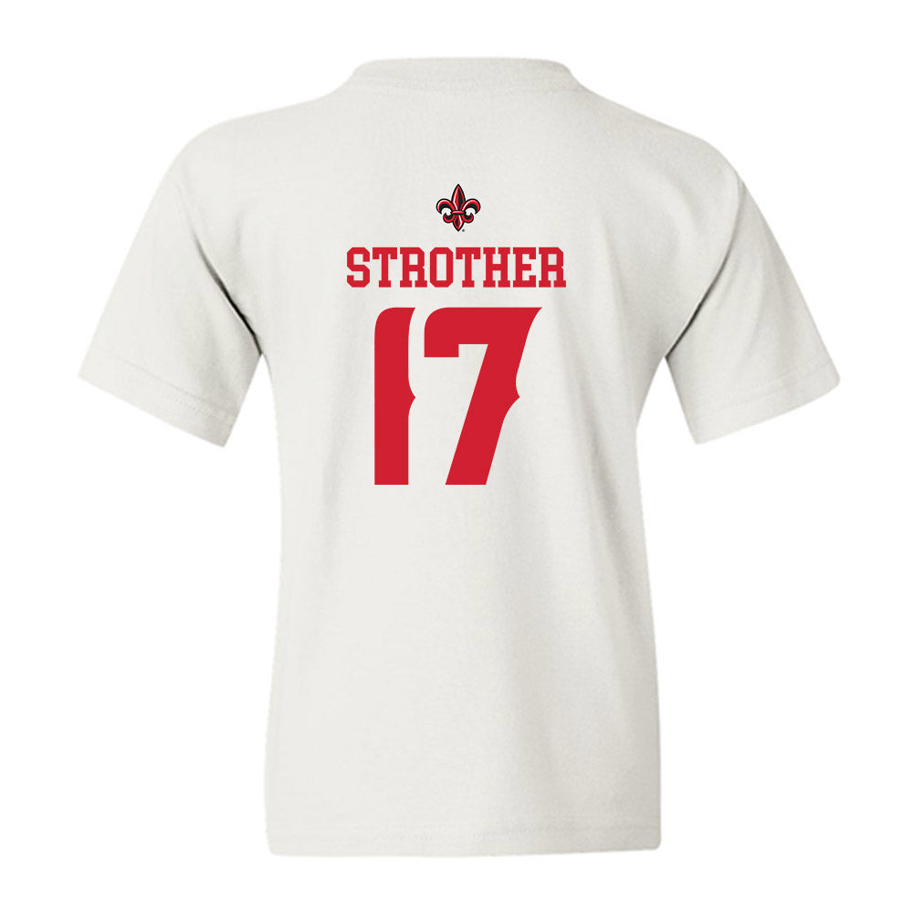 Louisiana - NCAA Football : Landon Strother - Sports Shersey Youth T-Shirt-1