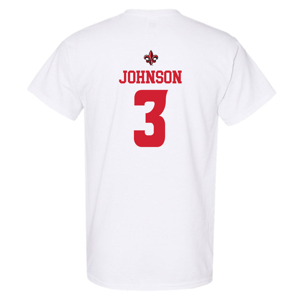 Louisiana - NCAA Football : Micah Johnson - Sports Shersey T-Shirt-1
