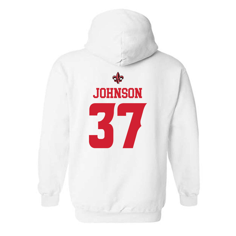 Louisiana - NCAA Football : Micah Johnson - Sports Shersey Hooded Sweatshirt-1