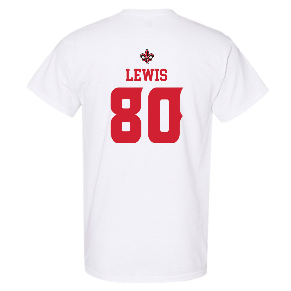 Louisiana - NCAA Football : Jayden Lewis - Sports Shersey T-Shirt-1