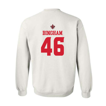 Louisiana - NCAA Football : Roderick Bingham - Sports Shersey Crewneck Sweatshirt-1