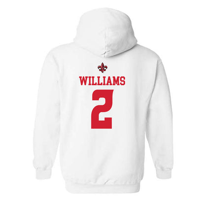 Louisiana - NCAA Football : Ashley Williams - Sports Shersey Hooded Sweatshirt-1