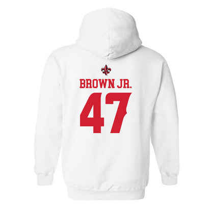 Louisiana - NCAA Football : Maurice Brown Jr. - Sports Shersey Hooded Sweatshirt-1