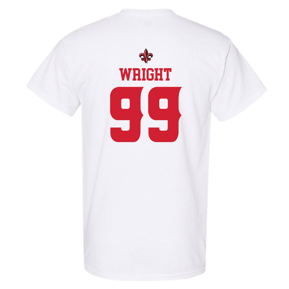 Louisiana - NCAA Football : Ashton Wright - Sports Shersey T-Shirt-1