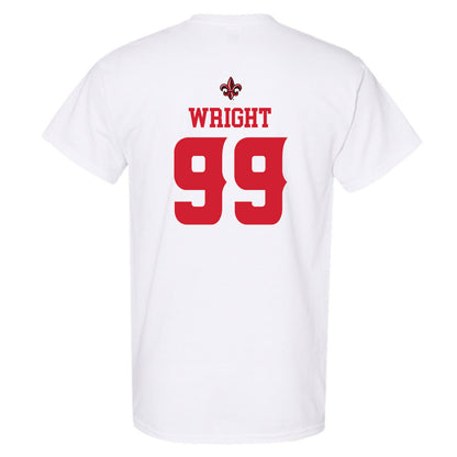 Louisiana - NCAA Football : Ashton Wright - Sports Shersey T-Shirt-1