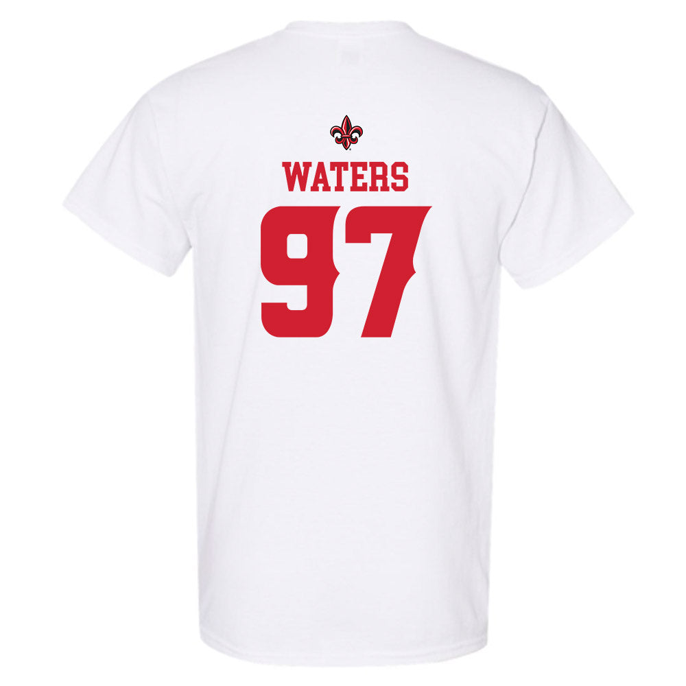 Louisiana - NCAA Football : Xavier Waters - Sports Shersey T-Shirt-1