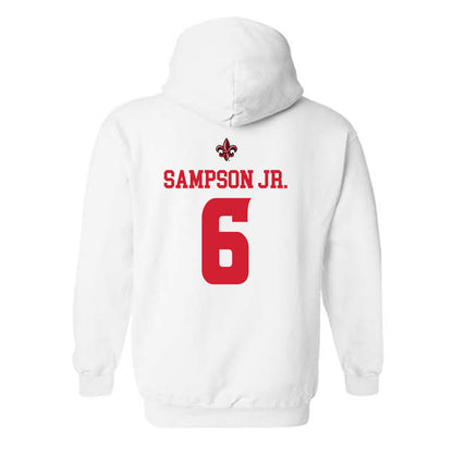 Louisiana - NCAA Football : Shelton Sampson Jr. - Sports Shersey Hooded Sweatshirt-1