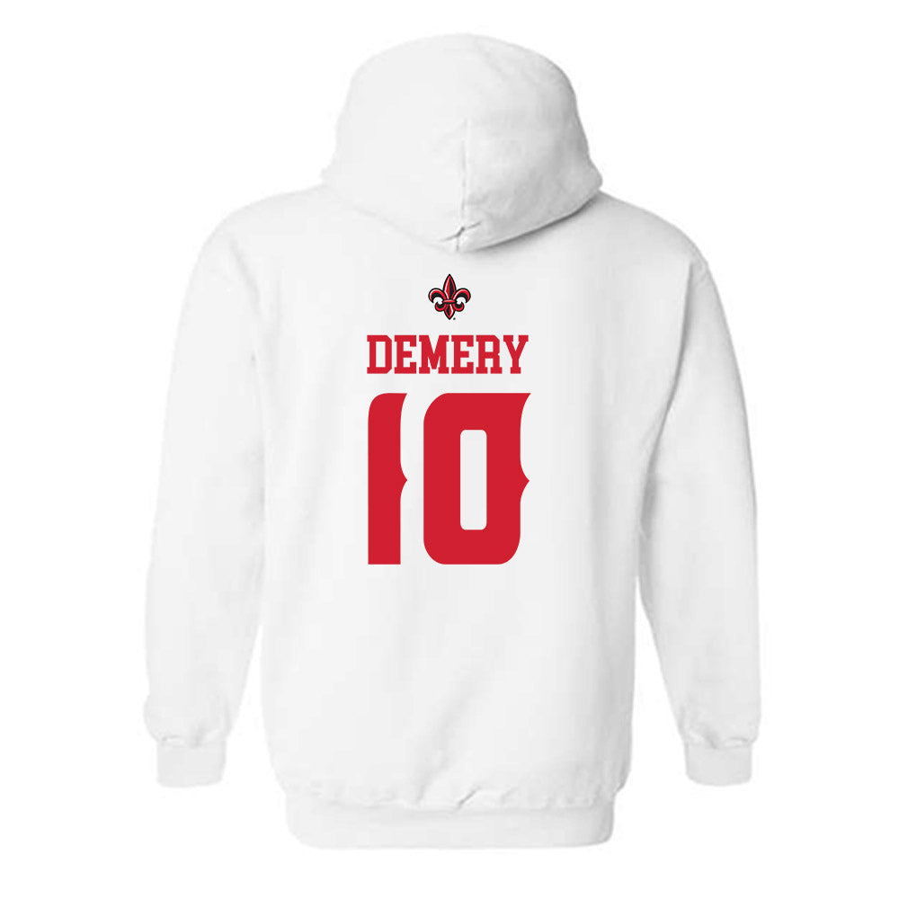 Louisiana - NCAA Football : Avery Demery - Sports Shersey Hooded Sweatshirt-1