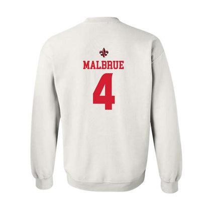 Louisiana - NCAA Football : Princeton Malbrue - Sports Shersey Crewneck Sweatshirt-1