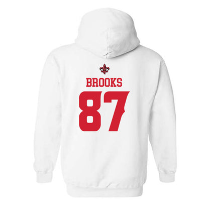 Louisiana - NCAA Football : Kristion Brooks - Sports Shersey Hooded Sweatshirt-1
