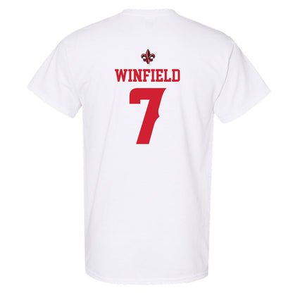 Louisiana - NCAA Football : Lunch Winfield - Sports Shersey T-Shirt-1