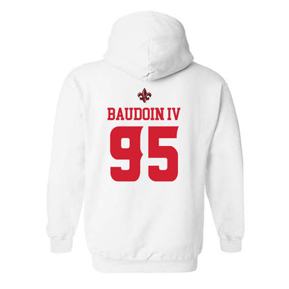Louisiana - NCAA Football : Maxie Baudoin IV - Sports Shersey Hooded Sweatshirt-1